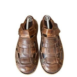 Born Fisherman Sandals Leather Cabot II Strappy Comfort walking‎ trails Men's 12